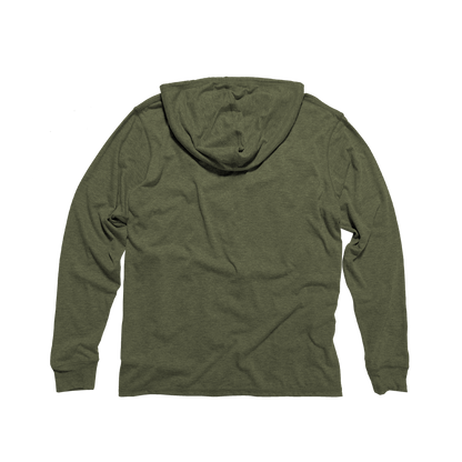 Unisex Eco-Triblend Long Sleeve Hooded Tee